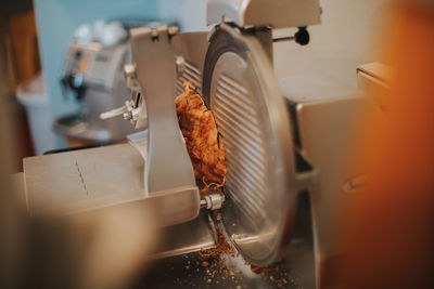 Food in machinery