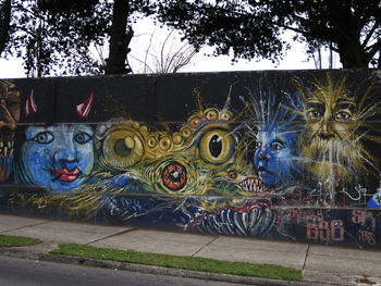 Graffiti on wall