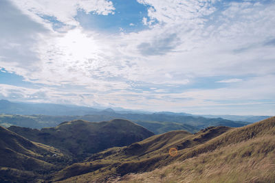 View of mountains against sky