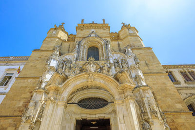 Low angle view of historical building against sky