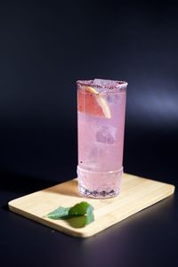 Close-up of drink on table