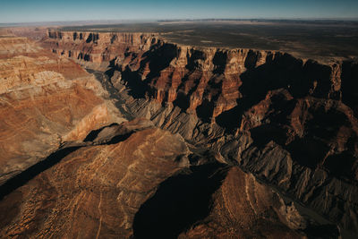 View of rock formations