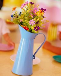 Close-up of flower pot on table