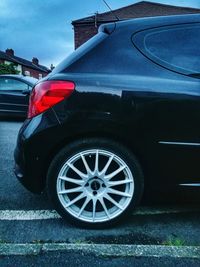 Car on road against sky