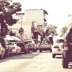 Traffic on city street