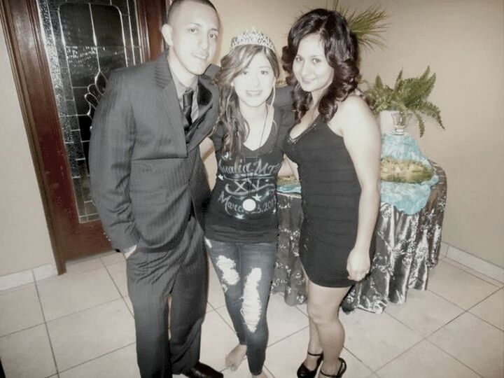 Celebrating my sisters quince (: