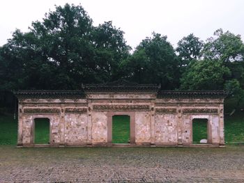 View of historical building