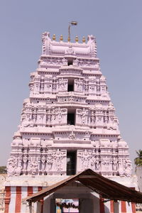 Low angle view of historical building against sky