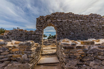 Old ruins of building