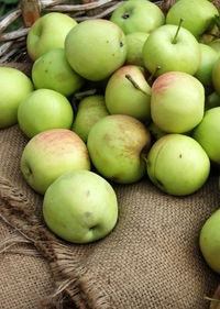 Close-up of fruits in basket