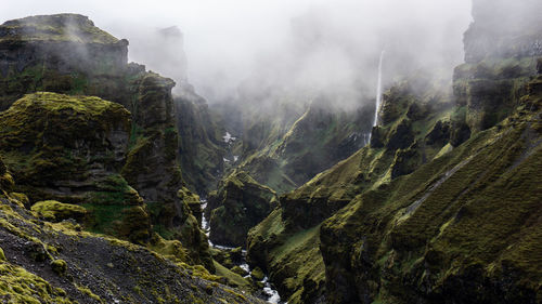 Scenic view of mountains