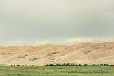 Scenic view of landscape against sky