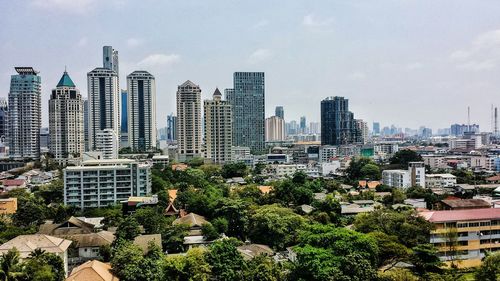 Buildings in city