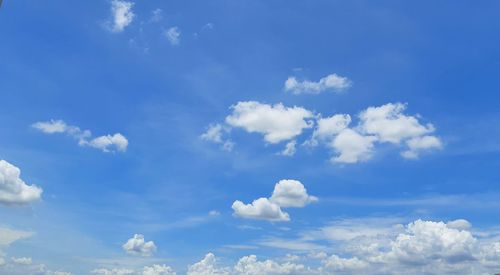 Low angle view of clouds in sky