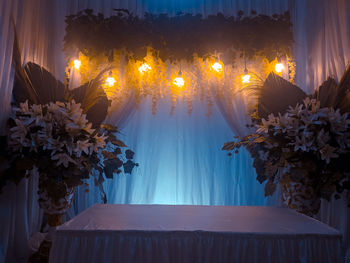 Simple wedding ceremony decoration