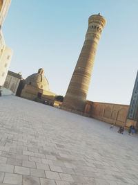 Low angle view of historical building against sky