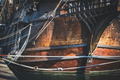 Full frame shot of ship