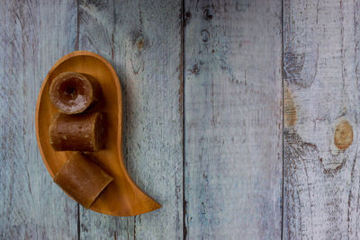 Close-up of wooden door