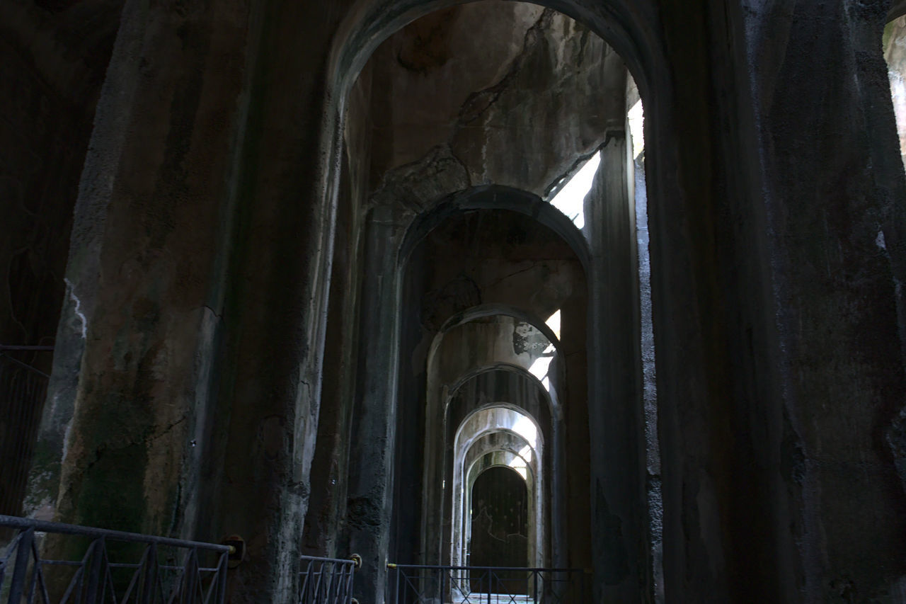 LOW ANGLE VIEW OF ABANDONED BUILDING