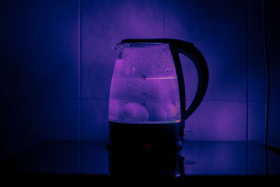 Close-up of drink on table