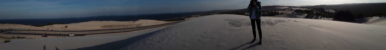 Panoramic shot of built structures