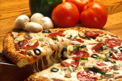 Close-up of food on table