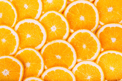 Full frame shot of oranges