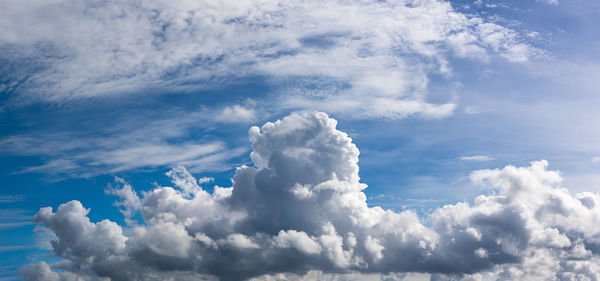 Low angle view of clouds in sky