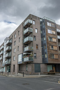 Low angle view of building against sky