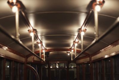 Interior of train