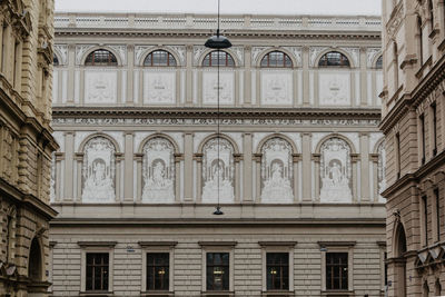 Low angle view of historical building