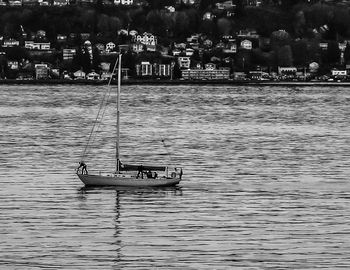 Boats in sea