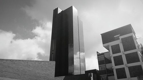 Low angle view of modern office building