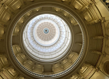 Low angle view of dome of building