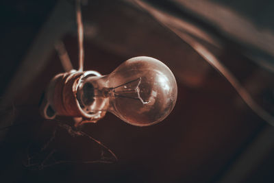 Close-up of light bulb