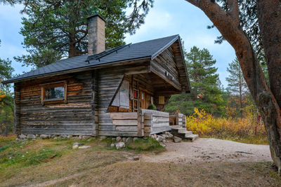 House on field