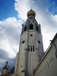 Low angle view of building against sky