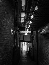 Narrow alley in narrow alley