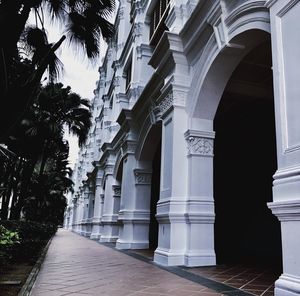 Entrance of building