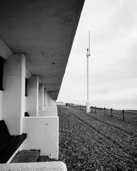 Tilt image of built structure against sky