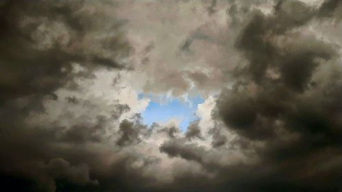 Low angle view of clouds in sky