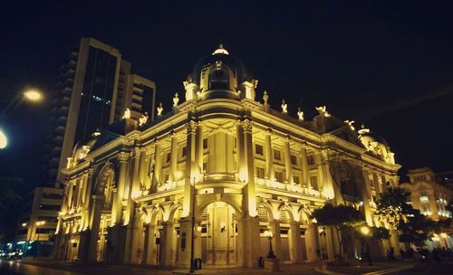 Low angle view of church against sky