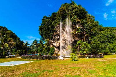 Fountain in park