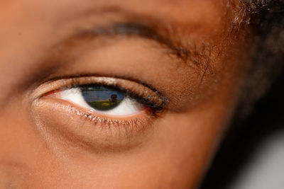 Close-up portrait of woman