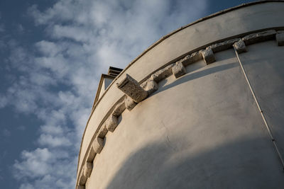 Low angle view of building against sky