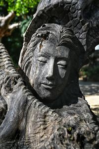 Close-up of statue