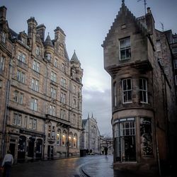 Street amidst buildings in city