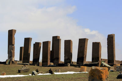 Bitlis, ahlat, ahlat seljuk cemetery, tombstone, large tombstones, old historical cemetery,