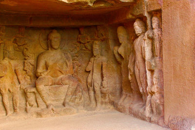 View of buddha statue