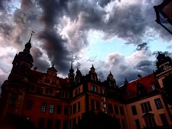 Panoramic shot of sky over city